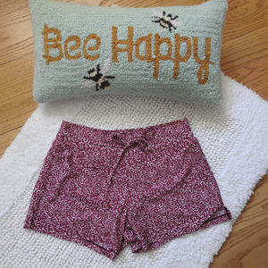 Athleta Red & White Shorts Small